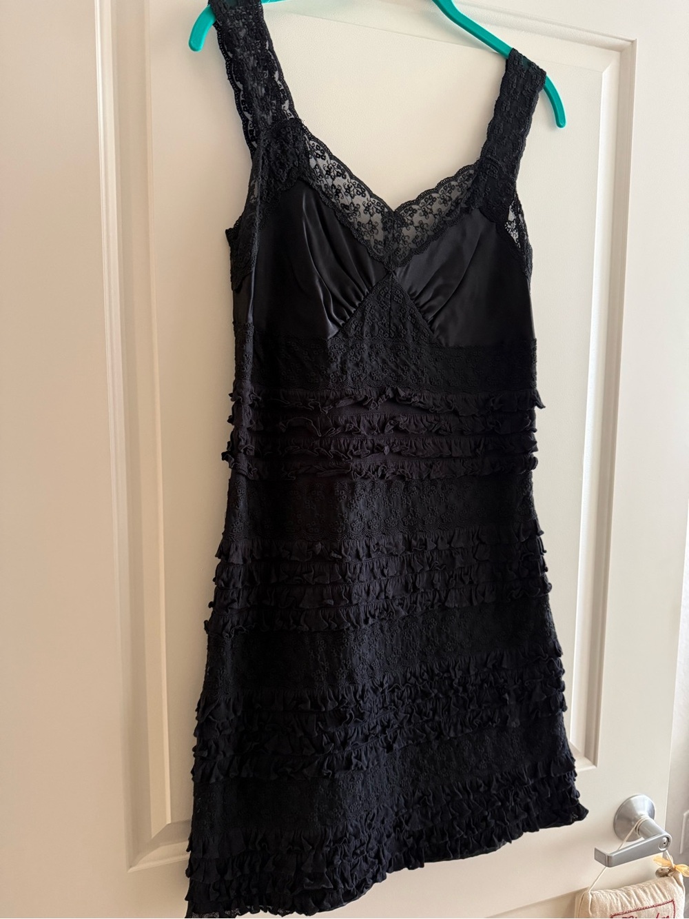 Y2K Betsey Johnson Vintage Evening Lace-Trim Cocktail Dress! Like New!